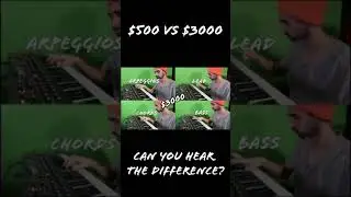 $500 vs $3000 Synth #shorts