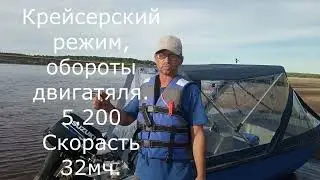 Обзор ходового тента, лодка Кайман 350м