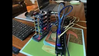 DIY arduino crypto mining tower