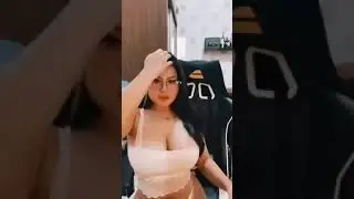 Bigo Fay pakai bikini putih apem atas bawah tembem banget