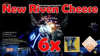 The new riven cheese. 6x blade barrage vs riven. Best Boss DPS Destiny 2.