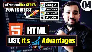 Power of HTML List and Types of List in HTML Frontend Development | 🔥Fire Series by Coding Wallah