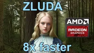 Faster Stable Diffusion with ZLUDA (AMD GPU)