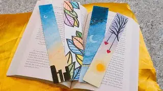4 easy Book Marks making | Artwork with Sara ❤️