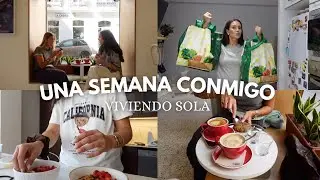 VLOG: una semana conmigo viviendo sola 🛒 compra + rutina + trabajo 👩🏽‍💻 || @laliabenchelef