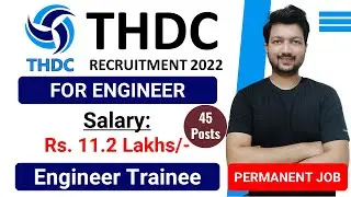 THDC Recruitment 2022 through GATE | PSU with GATE 2023 | Jobs 2022