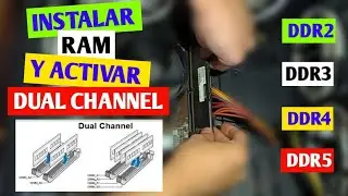How to INSTALL a RAM memory on a PC and activate the DUAL channel (correctly)