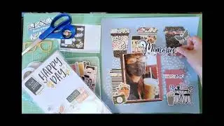 #30dscbl15 Day 14 Process Video | "Today's Coffee" | Echo Park Coffee Scrapbook Collection