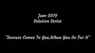Solution of Jam Maths 2019 numerical aptitude type question