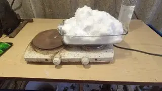 Distilled water from snow