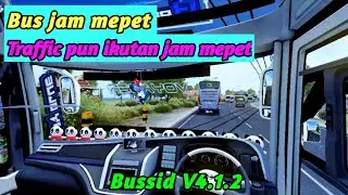 GAMEPLAY JAM MEPET BUSSID PART1‼️SRIKANDI JB3 MN X RPC V4.1.2‼️