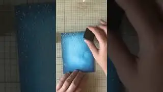 How to Create a Snowy Background  #cardmakinghacks #diy #cardmaking #craftstash