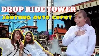 ENTAH APA YANG MERASUKIMU NAIK WAHANA DROP RIDE TOWER DI STOCKHOLM SWEDIA - VLOG