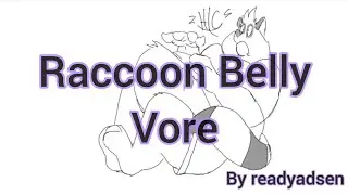 Raccoon Belly vore by readyadsen # [V- ANIM 3]