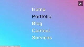 MENU HTML CSS Full Screen | Full Screen Menu dengan HTML dan CSS
