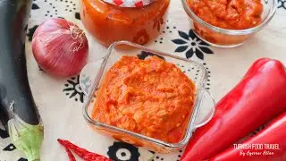 AJVAR | Best Summer Dip With Grilled Red Pepper & Eggplant