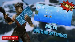 Fortnite Mobile - SETTINGS AND HUD!!! (Rodya settings) / 5 fingers