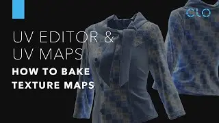 How to use the UV Editor and generate UV Texture Maps in CLO