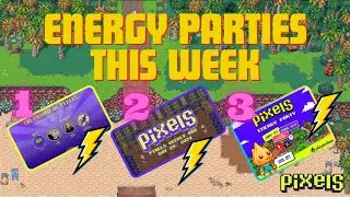 PIXELS︱⚡ ENERGY PARTIES THIS WEEK︱🔥 PLAY EMBER BIG ENERGY PARTY AT THE BEACH ⚡