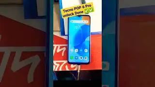 Tecno Pop 6 Pro Frp UNLOCK DONE 👍 