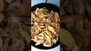 🧡 Рыжики в сметане! Как пожарить рыжики в сметане? Грибы - это почти мясо!👍