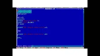 Program a findout of largest no. from tow number..! by Turbo C++
