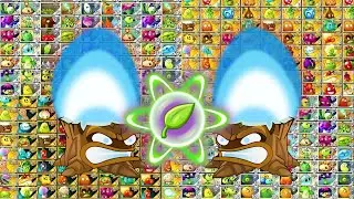 All Plants UltraFirePea Power-Up! | ALL Plants MAX Level vs Cowboy Zombies | Plants vs Zombies 2 MOD