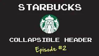 Starbucks in Swift: Collapsible Header (Ep.2)