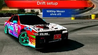 Nissan Silvia S13 best AWD drift setup in Car Parking multiplayer