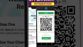 Integrate UPI Payment Gateway in React native #reactNative #upipaymentgateway #scanandpay #shorts