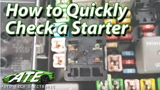 How to quickly test Starter Dodge Chrysler Jeep Ram VW. Town and Country, Grand Caravan, Routan