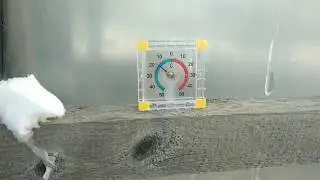 Отопление теплицы в -20 мороза