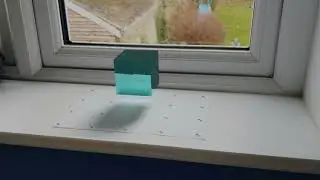 glass cube // blender motion tracking