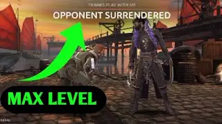Why This Opponent Is Surrender 😱 | Shadow fight arena Max level playar Surrender