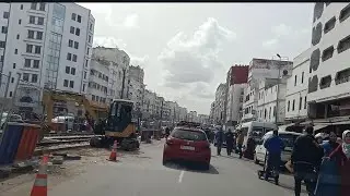 وأخيرا  أشغال خط الطرام الجديد بالدار البيضاء  يدخل مرحلة جديدة من الاشغال
