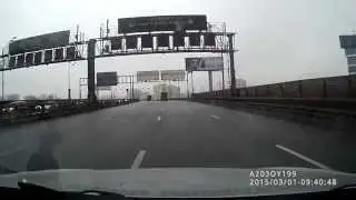 Не избежал аварии. ДТП в Москве 01.03.2015