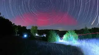 StarTrail Aurora #aurora #okwx #okaurora #startrail
