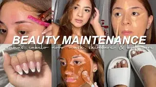 BEAUTY MAINTENANCE ROUTINE unhas, cabelo, skincare, body care *autocuidado*