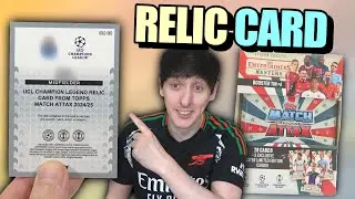 MATCH ATTAX RELIC CARD!!! Topps MATCH ATTAX 2024/2025 Booster Tin Opening (Insane Pull)
