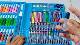 alat warna paling lengkap. spidol, crayon, pensil warna, cat air semua ada. isi 150 harga cuma 50rbu