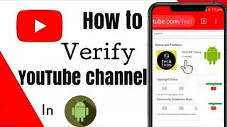2021 || How to Verify YouTube channel in android || verify YouTube account