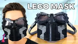 Wearable LEGO Winter Soldier Mask (Falcon and the Winter Soldier)