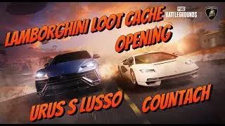 PUBG LAMBORGHINI COUNTACH AND URUS - LOOT CACHE+PRIME PARCEL OPENING