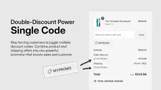 Multiple Shopify discounts using a single discount code