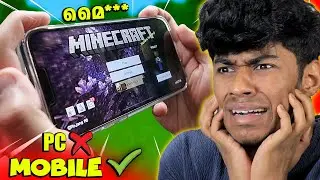 PLAYING MINECRAFT ON MOBILE #PlayGalaxy