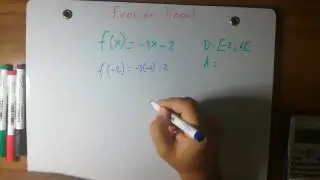 Función lineal 3 Ámbito