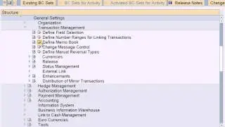 sap trm configuration  general settings
