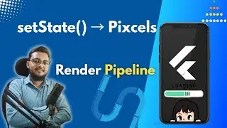How Flutter Renders UI: setState() to Screen Pixels Step-by-Step