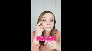 Dica para não borrar o lápis de olho #shorts #maquiageminiciante #maquiagem #dicademaquiagem #makeup