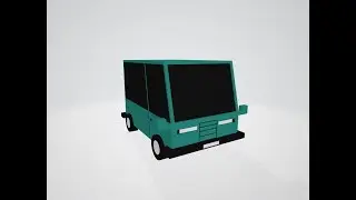 3d Car (Unity, Blender) free download